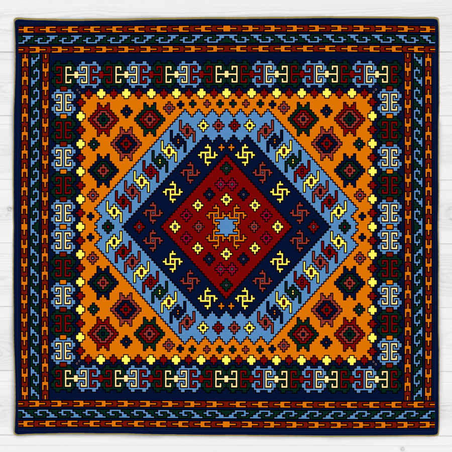 天鹅绒桌布 波斯优雅风格设计 Gabe