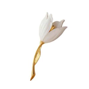 花卉胸针别针 – 钢制Laleh款