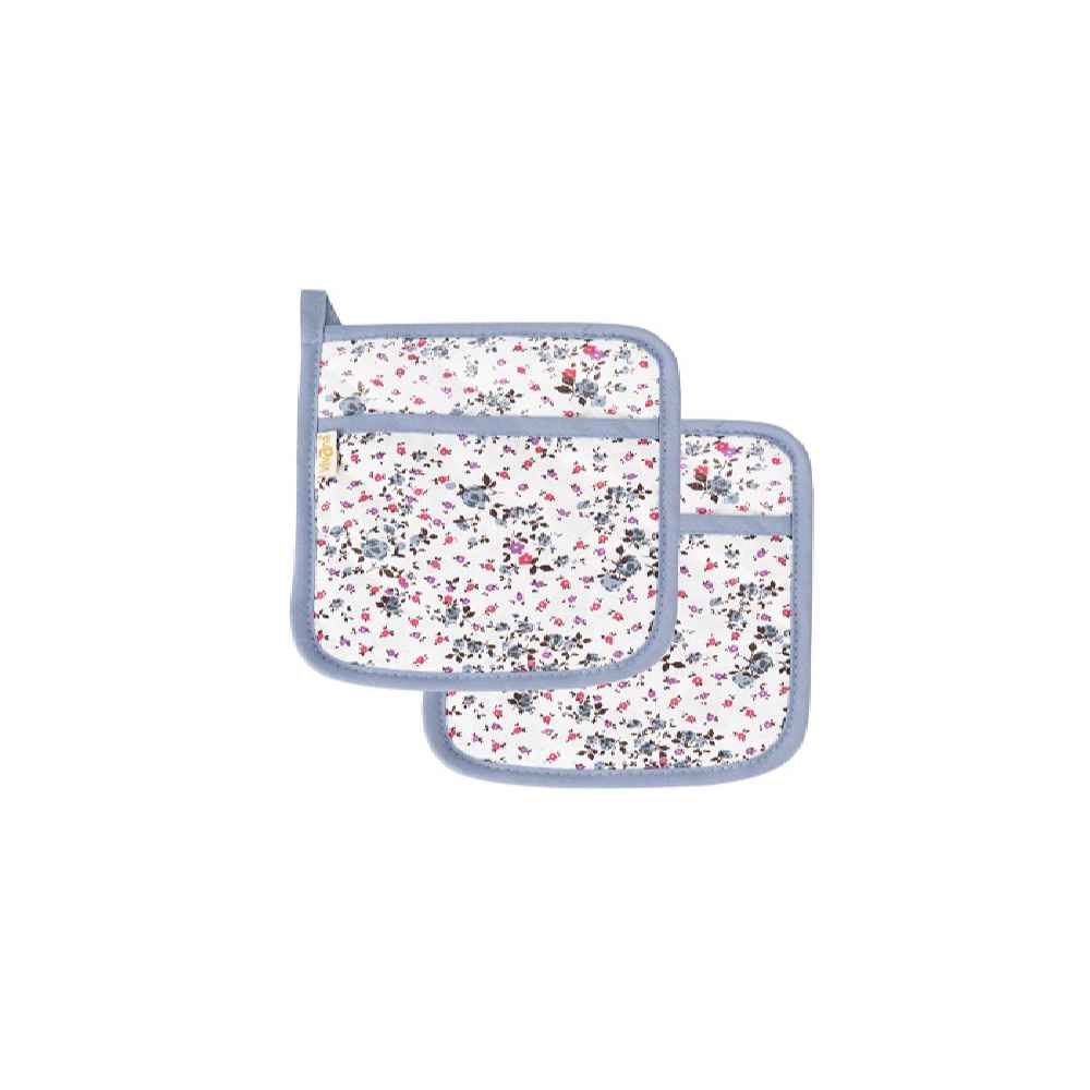 10件套灰色花卉厨房围裙 型号 Parzad