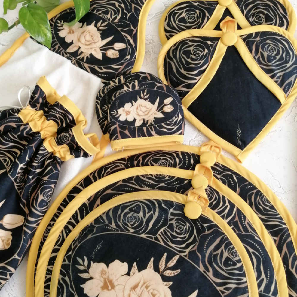 15件套花卉厨房围裙 型号 Simin