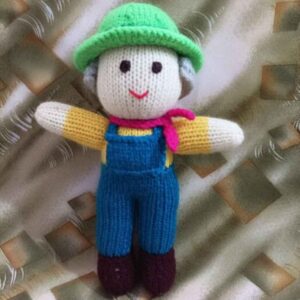 《阿米古鲁米手工钩针布偶 — 可爱女孩 | 软毛绒玩具》