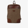 Thumbnail 6: 棕色帆布女士背包 – Saad 款
