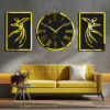 Thumbnail 2: 现代三联壁挂时钟套装 – Sama