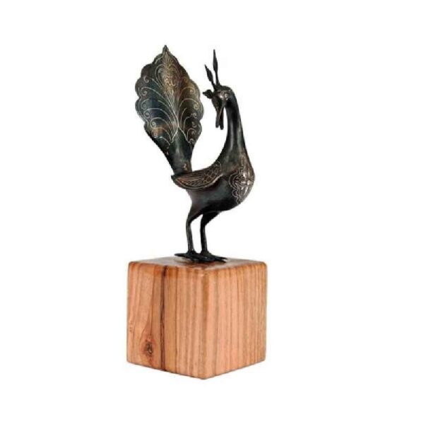 幻想雕像 – 孔雀波斯鸟装饰模型