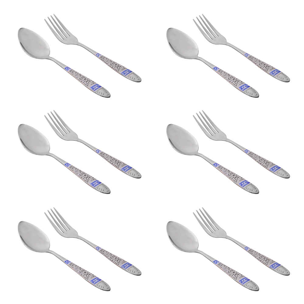 可洗碗机清洗刀叉餐具套装 12 件