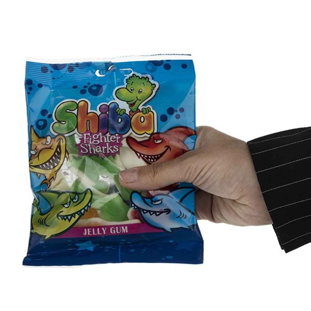 清真软糖 – 战斗鲨鱼形软果冻 – Shiba（30包）