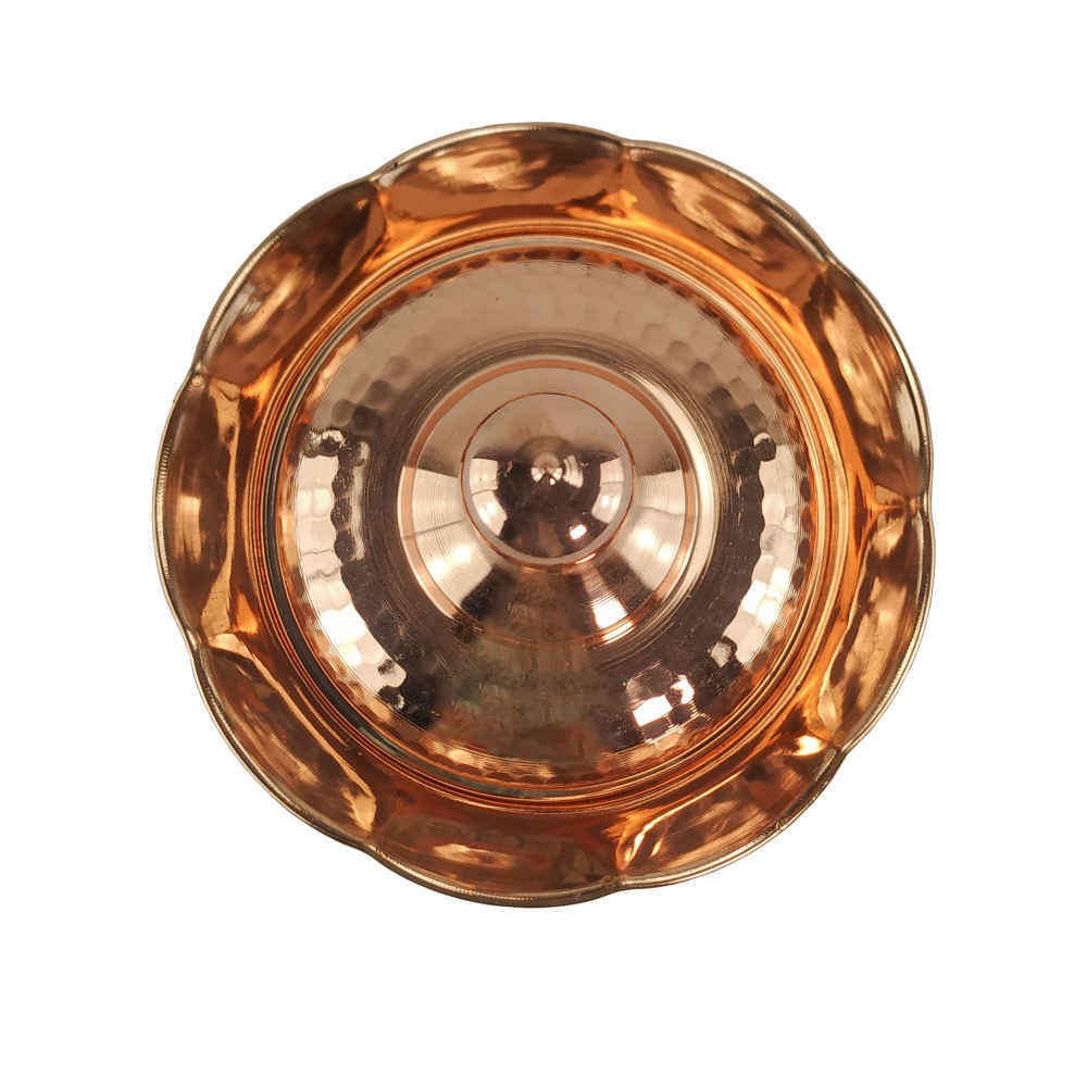 手工铜制储物罐——厨房收纳理想之选——锤纹款