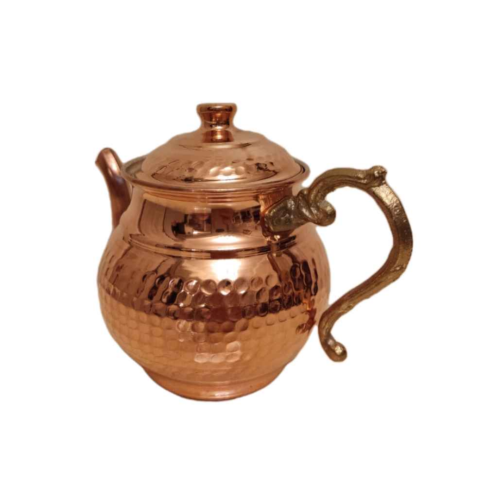 波斯铜茶壶 手工锤纹 Bahram