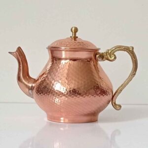波斯铜茶壶 手工锤纹 Borna