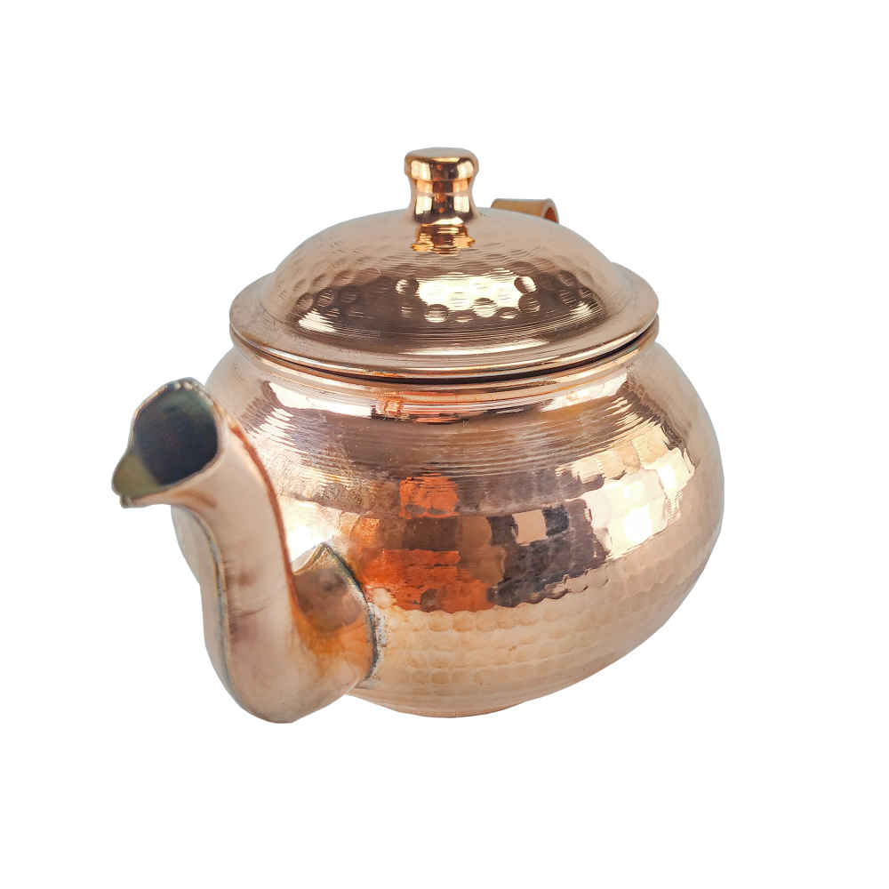 波斯铜茶壶 手工锤纹 Haleh