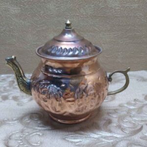 波斯铜茶壶 手工锤纹 Sushian
