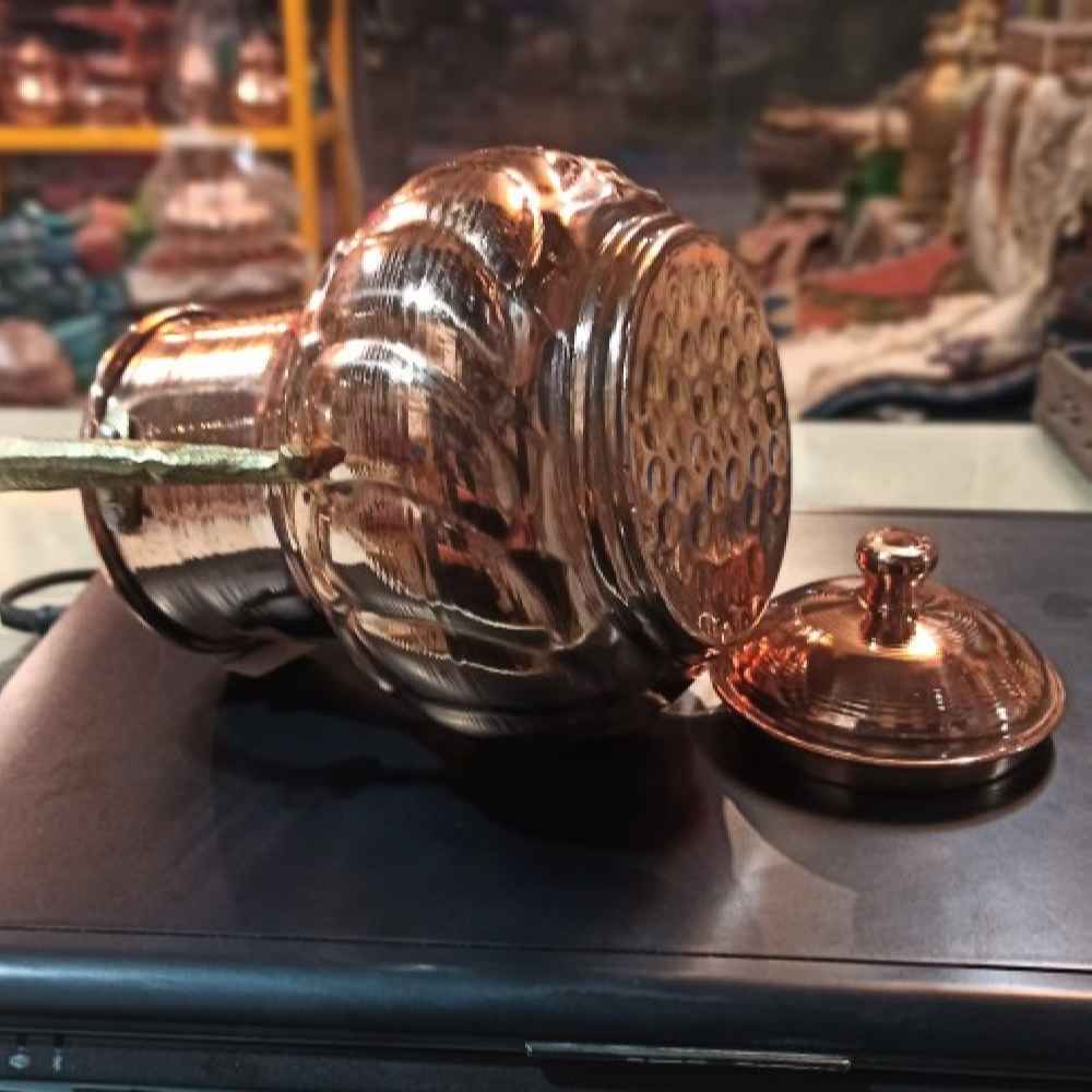 波斯铜茶壶 手工锤纹 Yuna