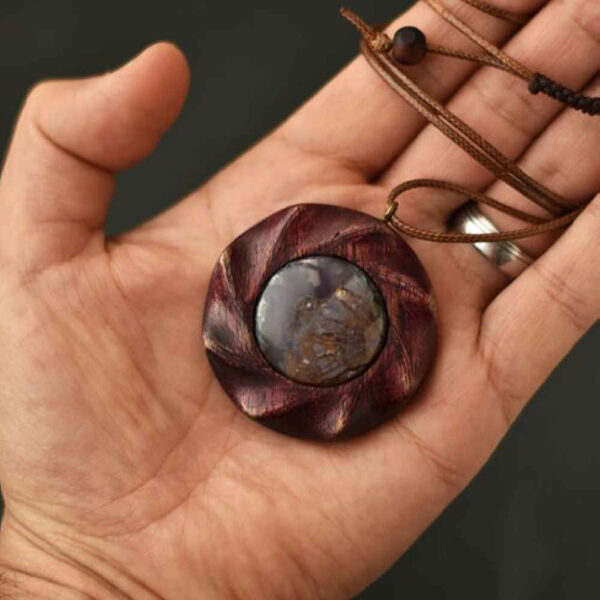 木质项链 手工艺术风格 银河