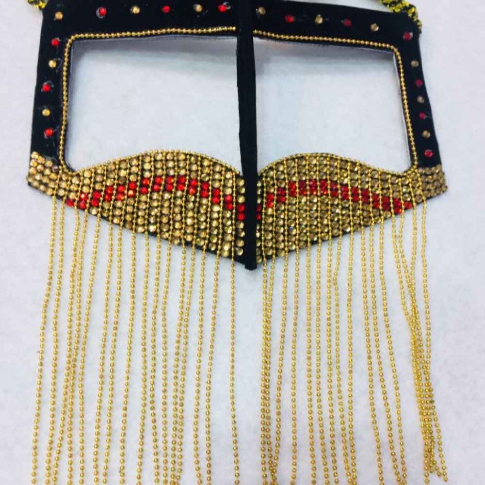 手工镶水钻 Battoulah 面具 – 波斯湾布尔卡 Majlesi 款