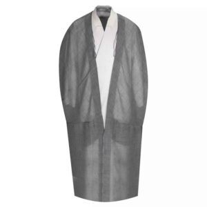 男士美利奴羊毛夏季 Bisht 长袍 – 灰色 – 伊斯兰阿拉伯风格