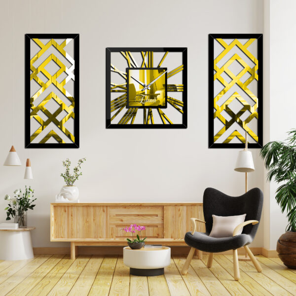 现代三联壁挂时钟套装 – Kian