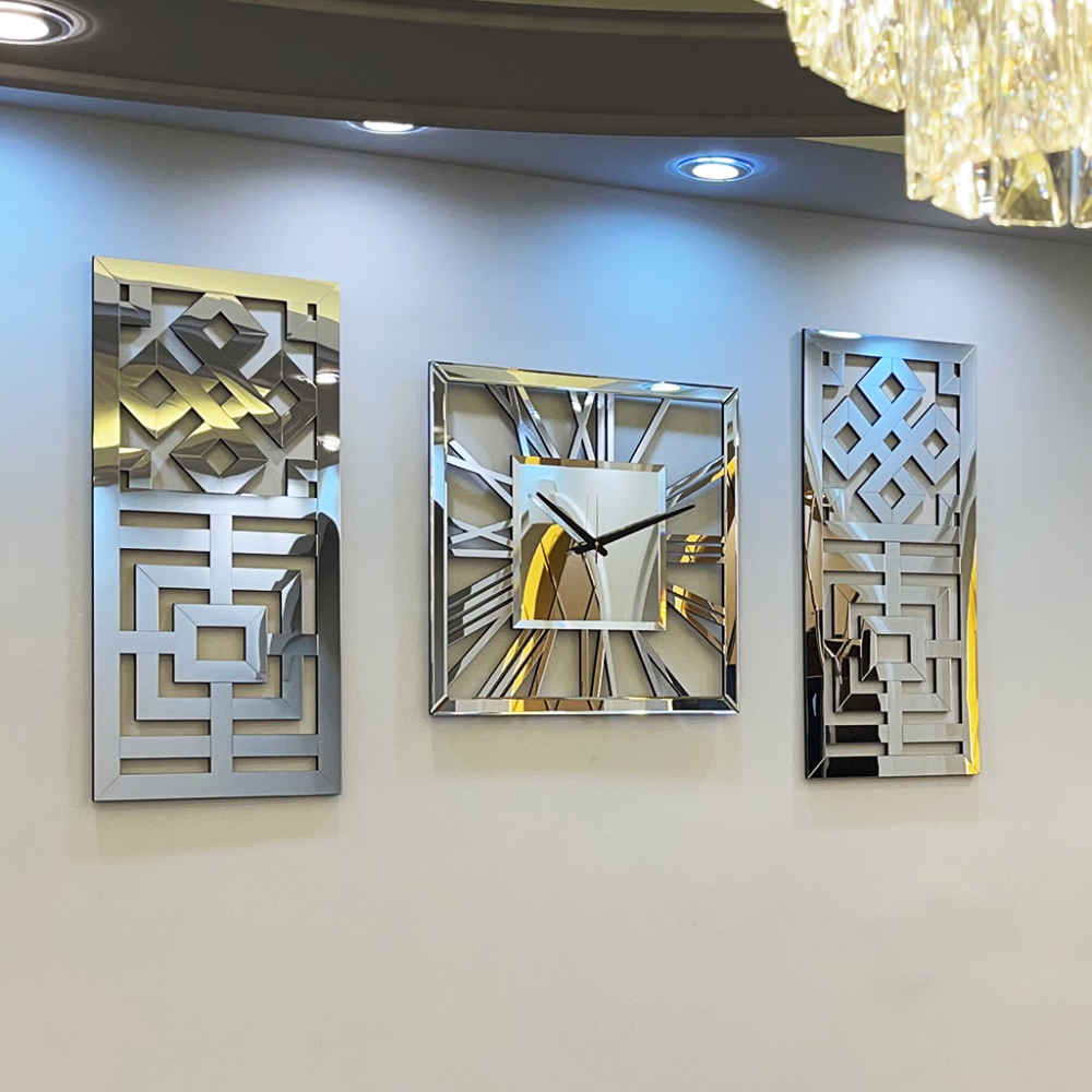 Main image of 现代三联壁挂时钟套装 – Soheil