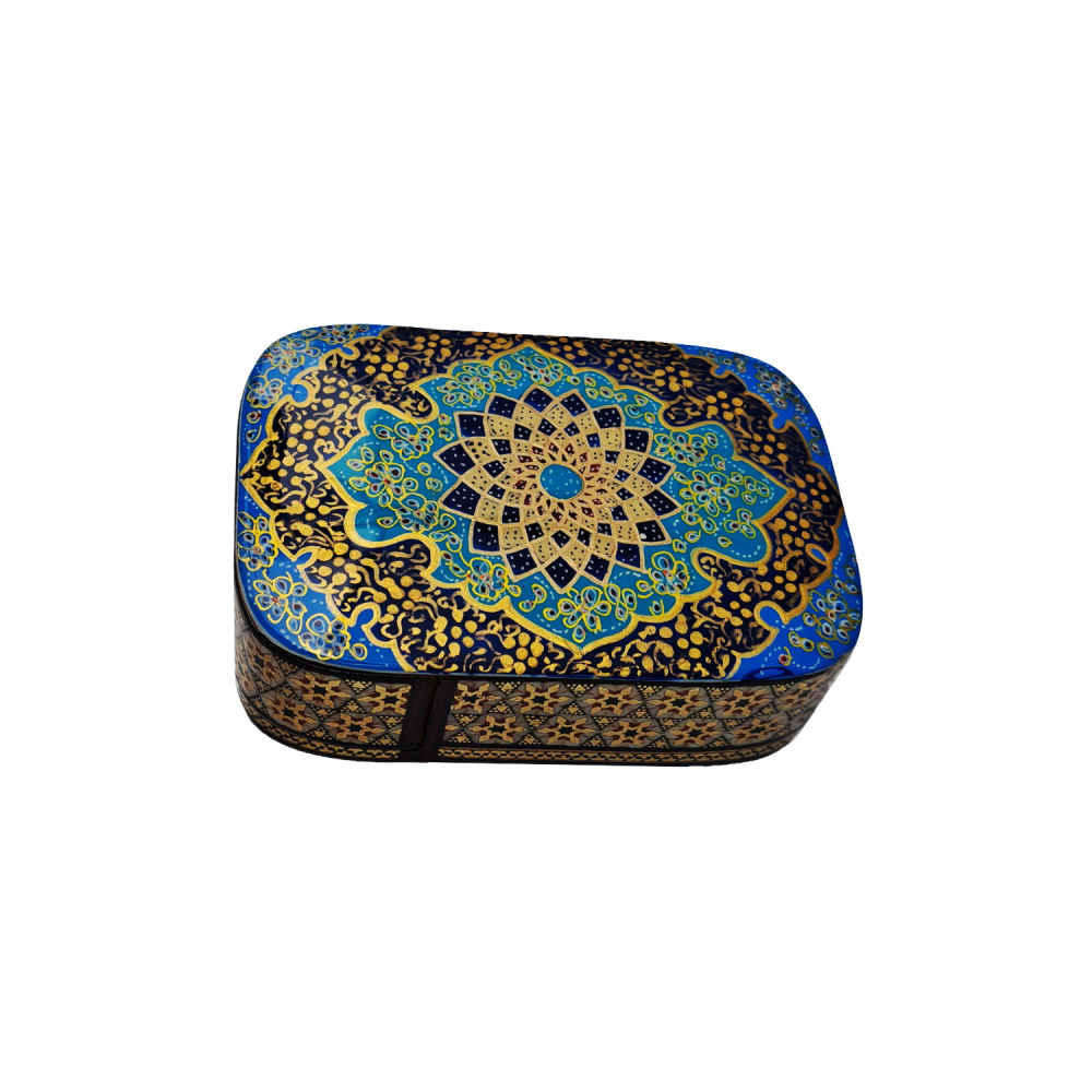 Main image of 手工木质首饰盒 – 波斯风格图案，型号Kesho