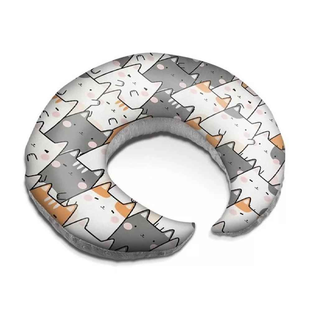 Main image of 天鹅绒婴儿哺乳枕 喵喵款（×2）