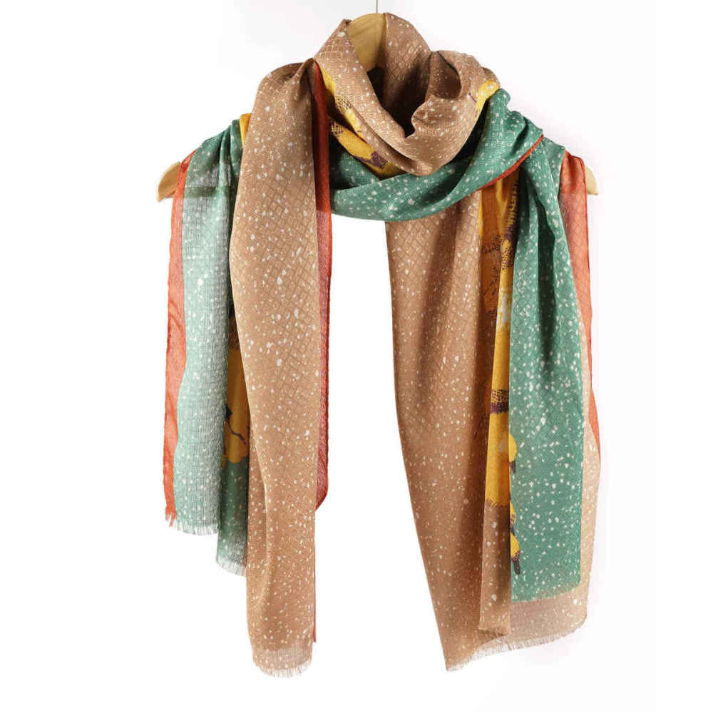 Main image of 女性时尚棉质披肩 – Fruit 款