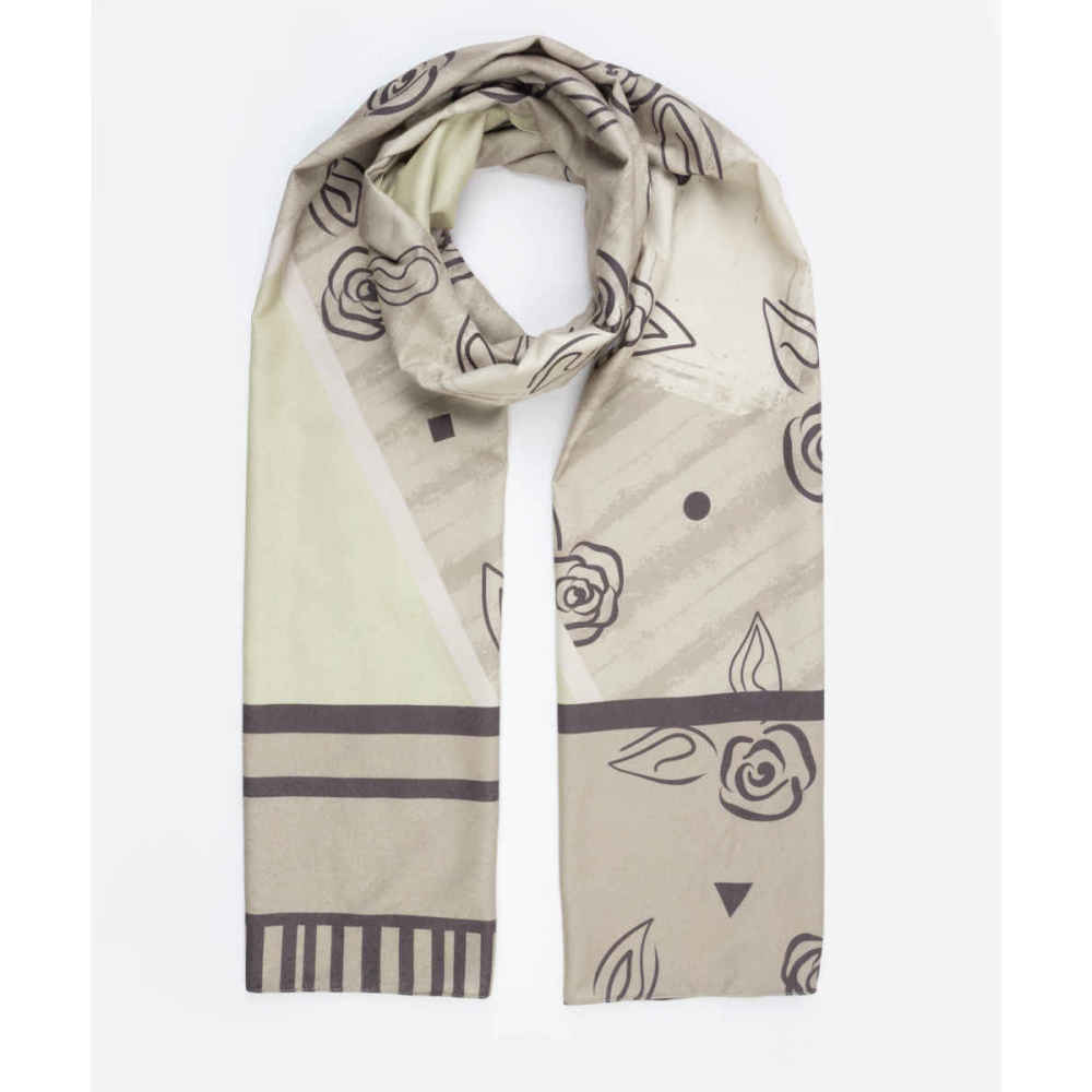 Main image of 女性印花披肩 – 艺术轻盈款 Mina