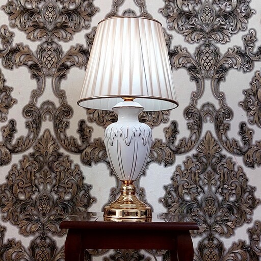 陶瓷花瓶台灯 – 手工制作 布艺灯罩 Niloufar 款