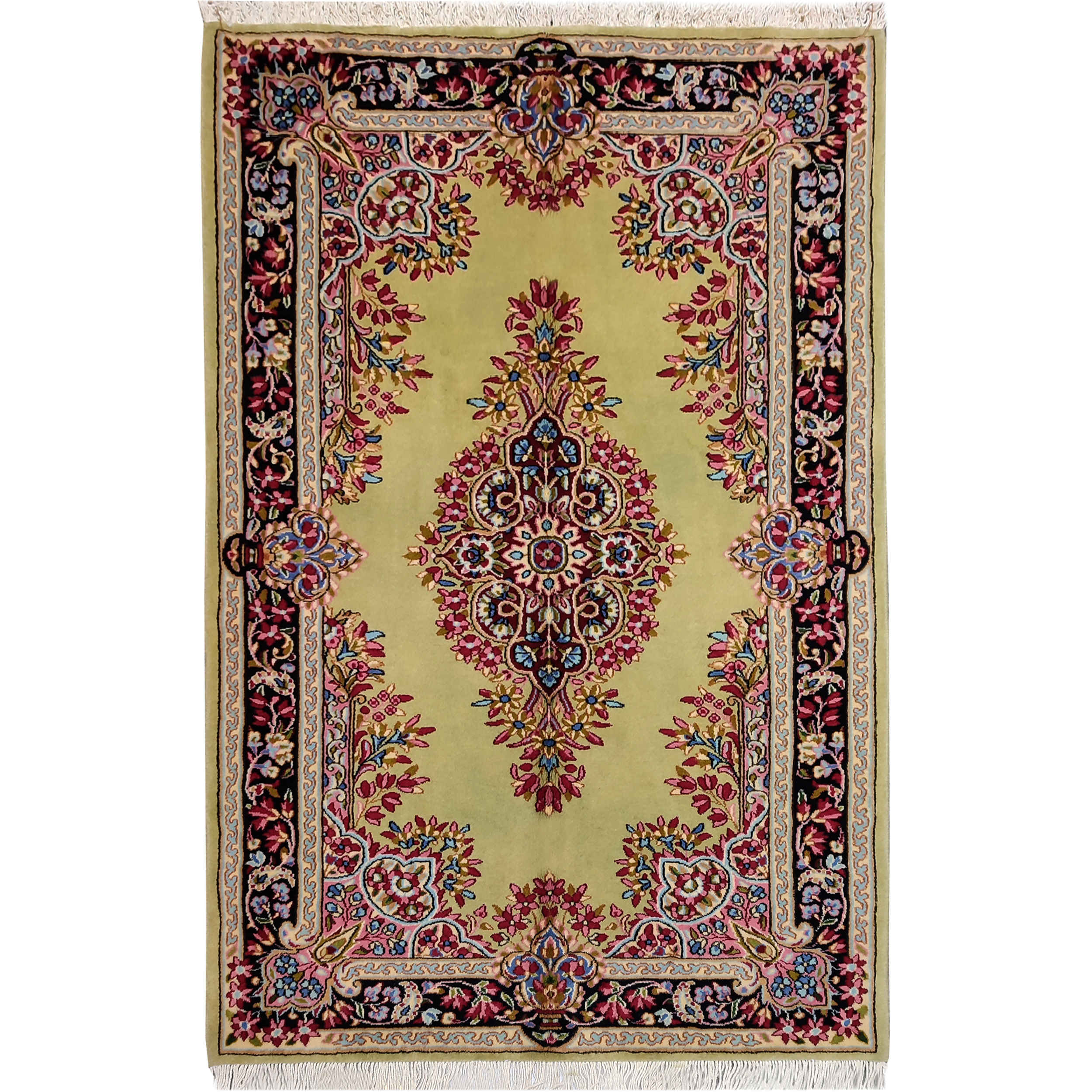 Main image of 波斯羊毛地毯 手工结制 Medallion 图案 Model Narenj