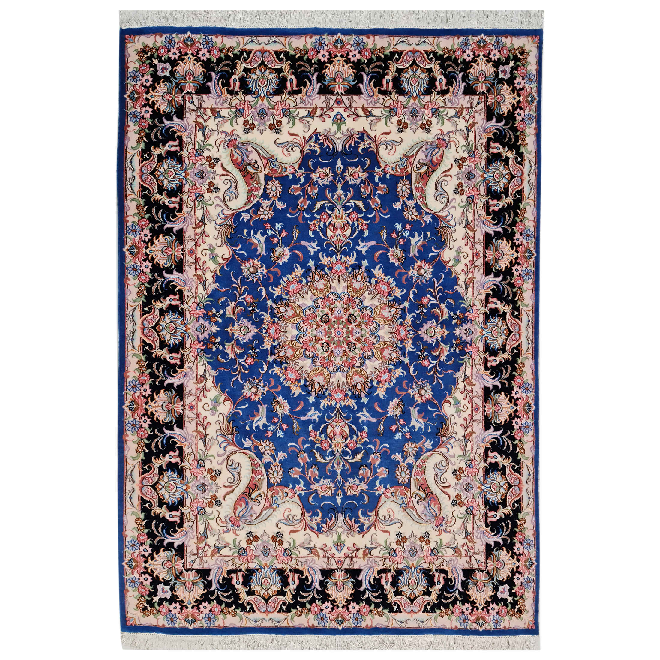 Main image of 波斯羊毛地毯 手工结制 Medallion 图案 Model Yosra