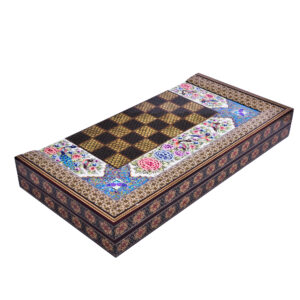 波斯镶嵌木质象棋棋盘 – Chakavak 型