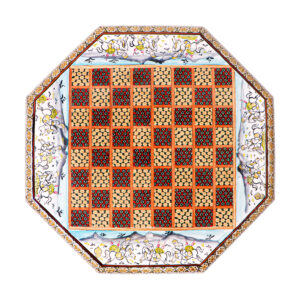 波斯 Khatamkari 象棋棋盘 – Simaroo 型