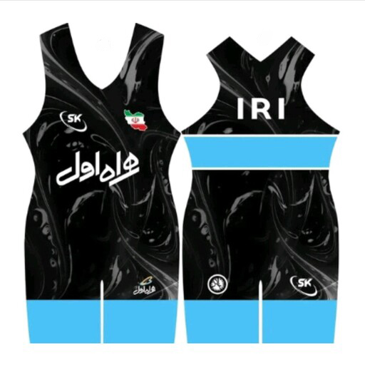 Main image of 男士伊朗无袖摔跤紧身服 – Dobande 款