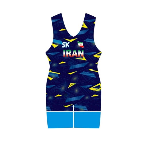 Main image of 男士伊朗无袖摔跤紧身服 – Hadi 款