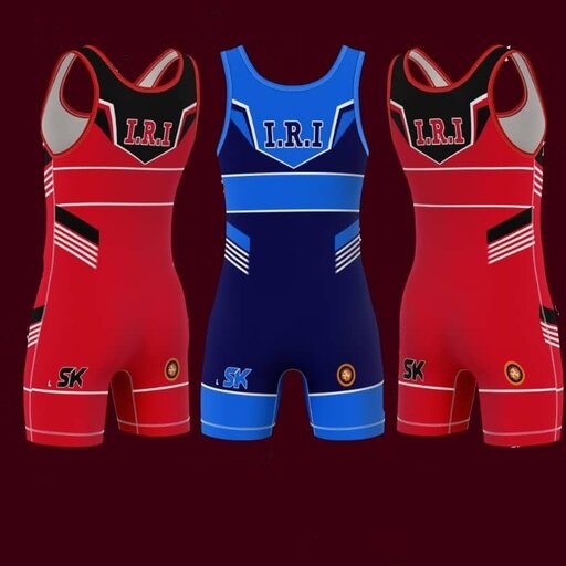 男士伊朗无袖摔跤紧身服 – Koshti 款