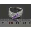 Thumbnail 3: 女款紫水晶银戒指 – Nastaran 款