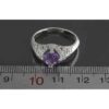Thumbnail 4: 女款紫水晶银戒指 – Sahar 款