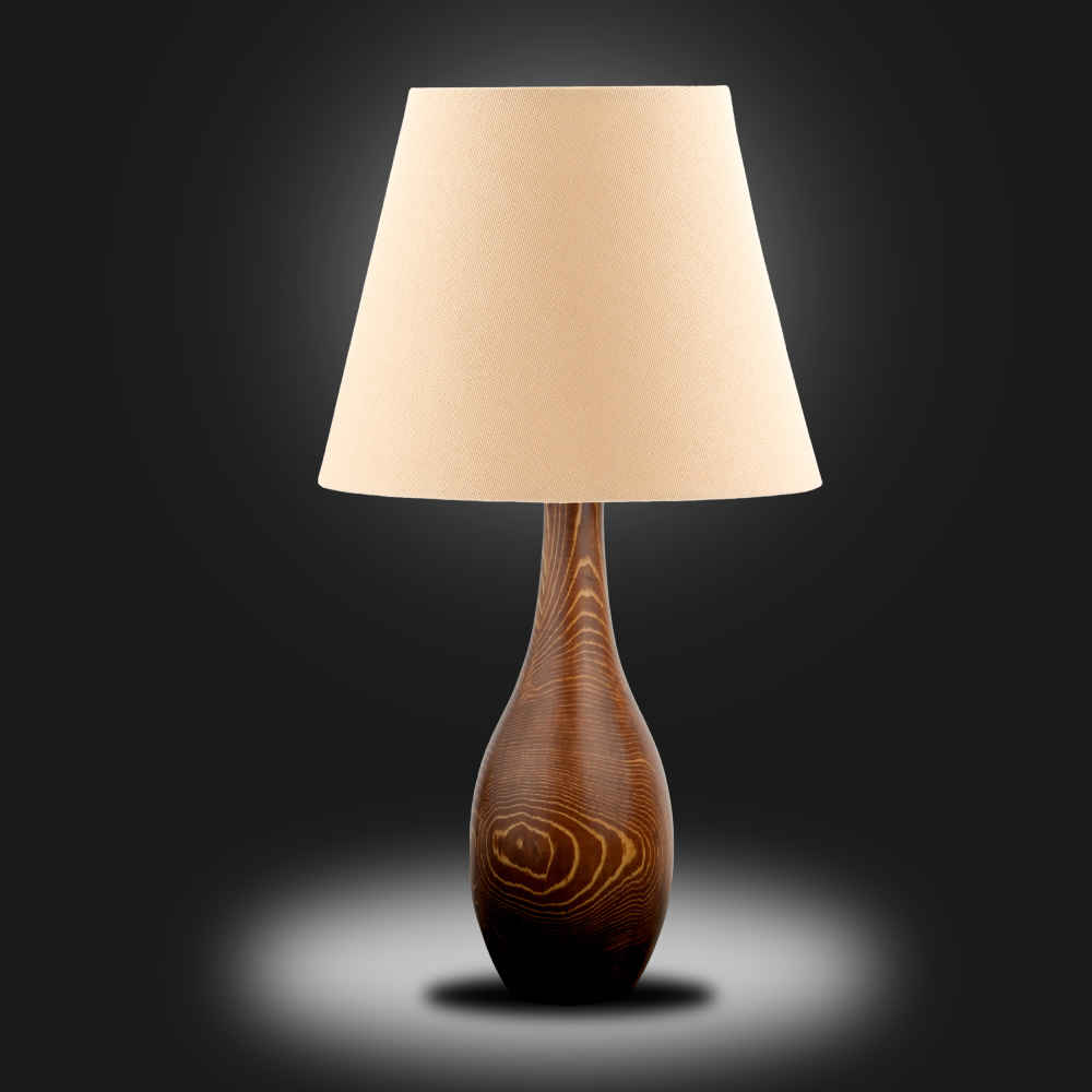 木质装饰台灯两件套 – 手工制作 Safa