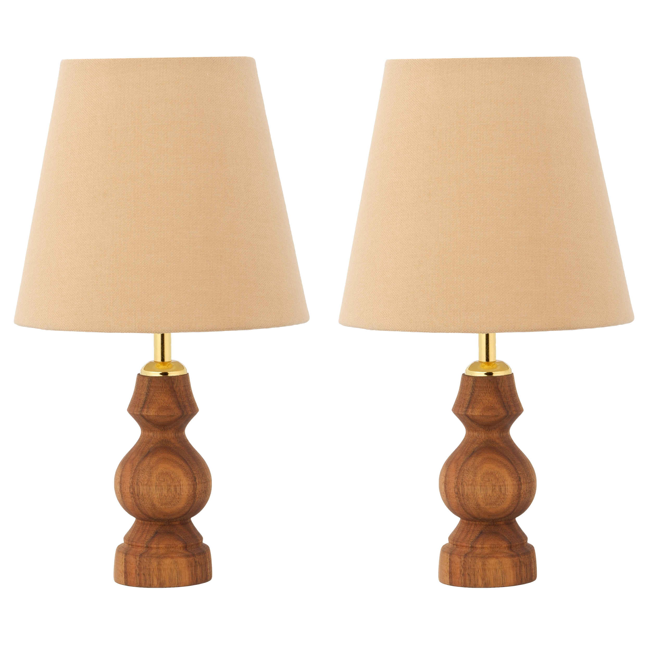 木质装饰台灯两件套 – 手工制作 Hoor