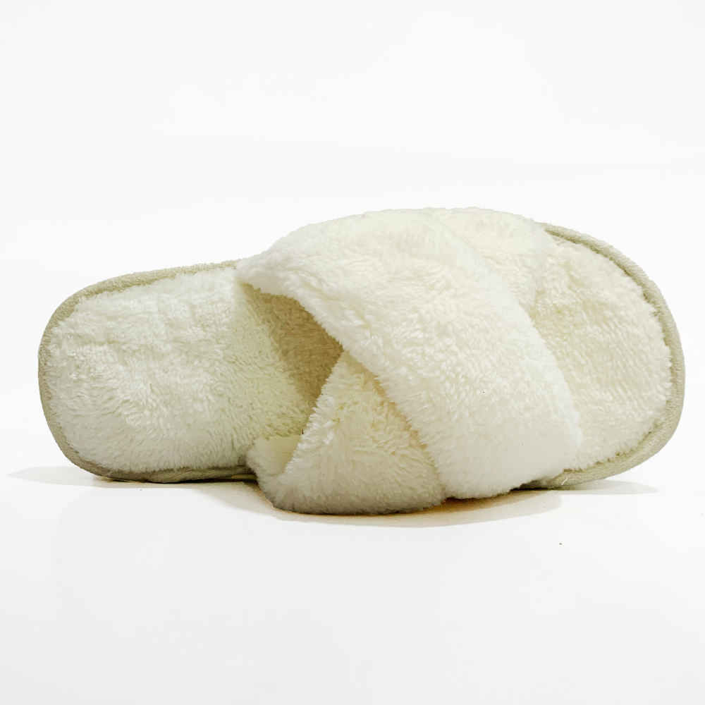 女款柔软毛绒拖鞋 – Dino 款