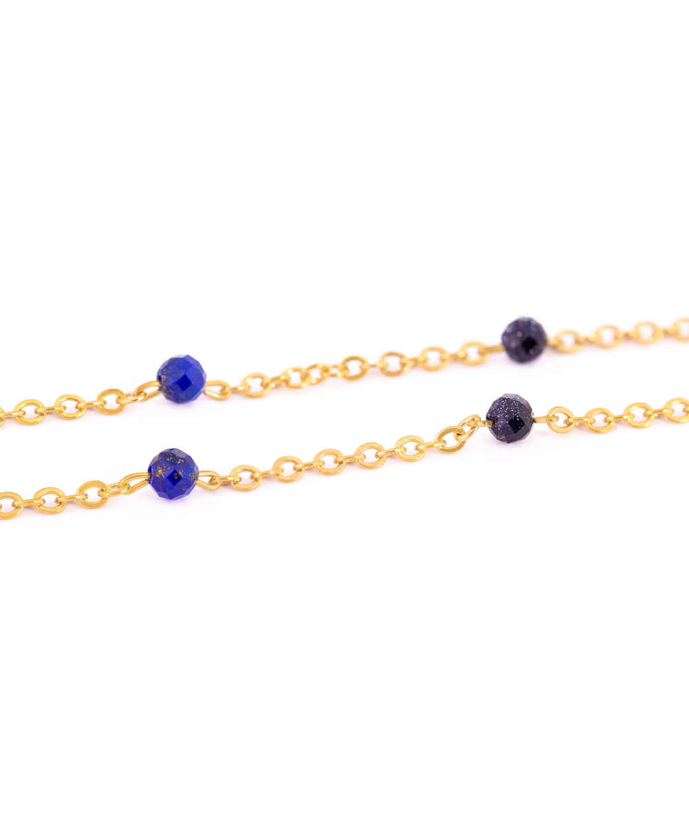 女款波斯镀金项链 – Janan 款(带邪眼设计)