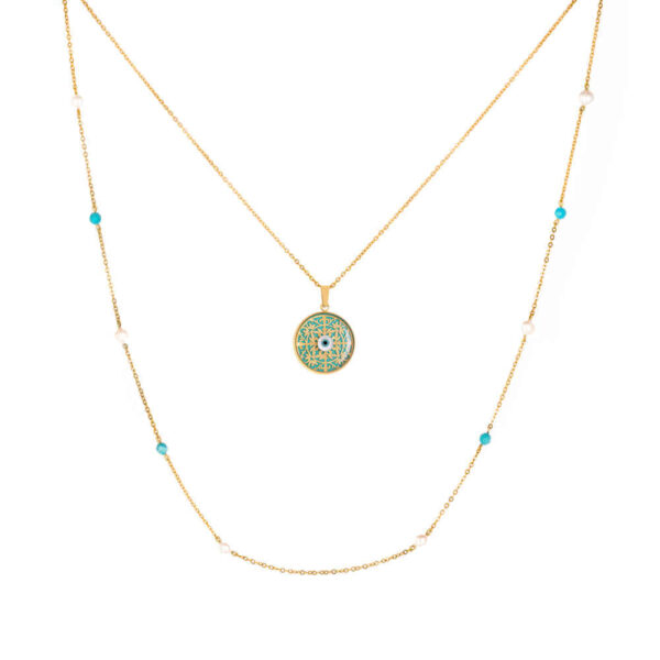 女款波斯镀金项链 – Louisa 款