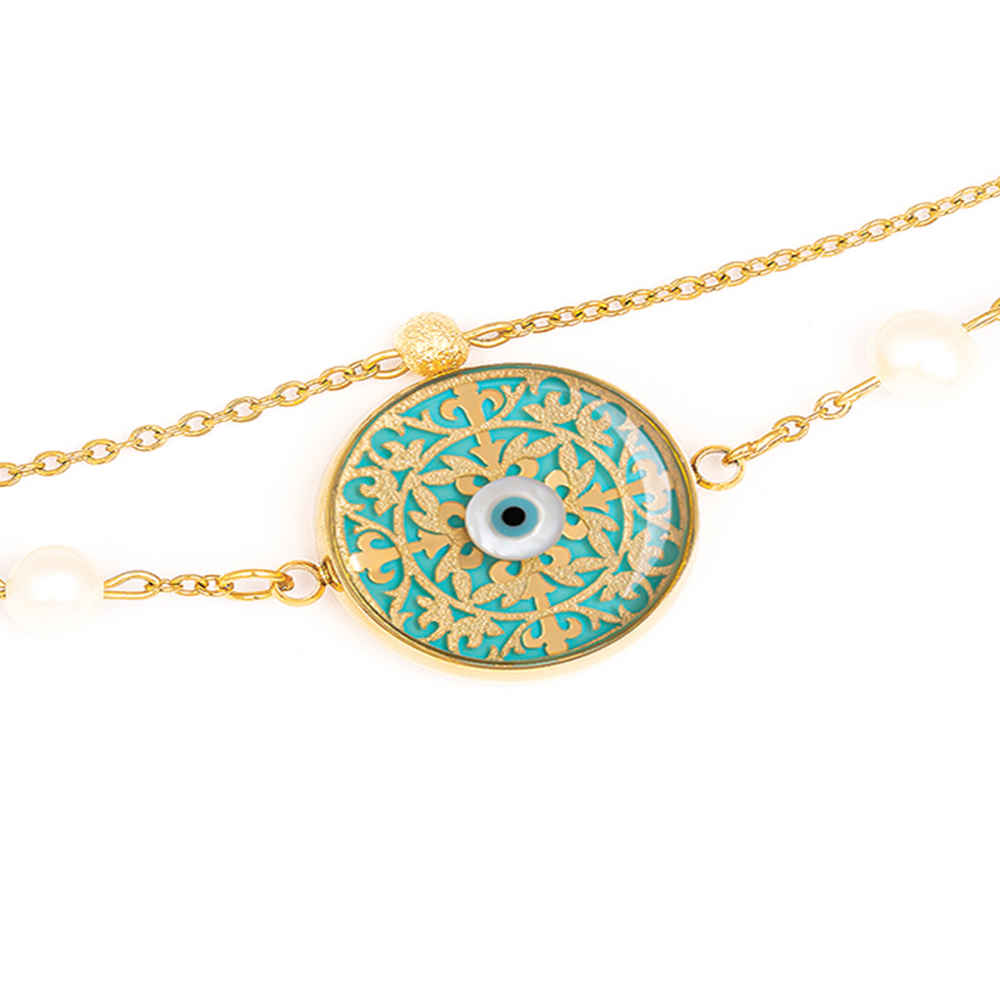 女士波斯串珠手链 – Cheshm Nazar设计