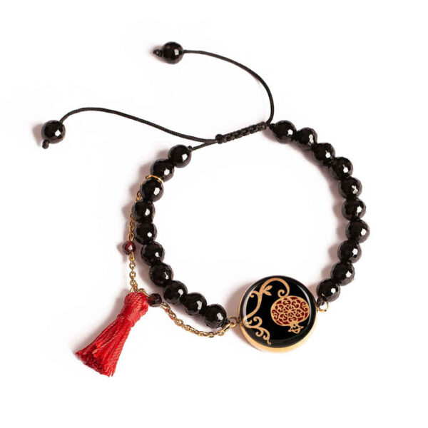 女士波斯串珠手链 – 黑色Anar