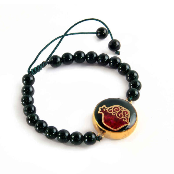 女士波斯串珠手链 – 黑色Naar