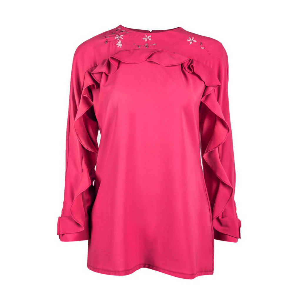 Main image of 女士刺绣衬衫 款式 Noora