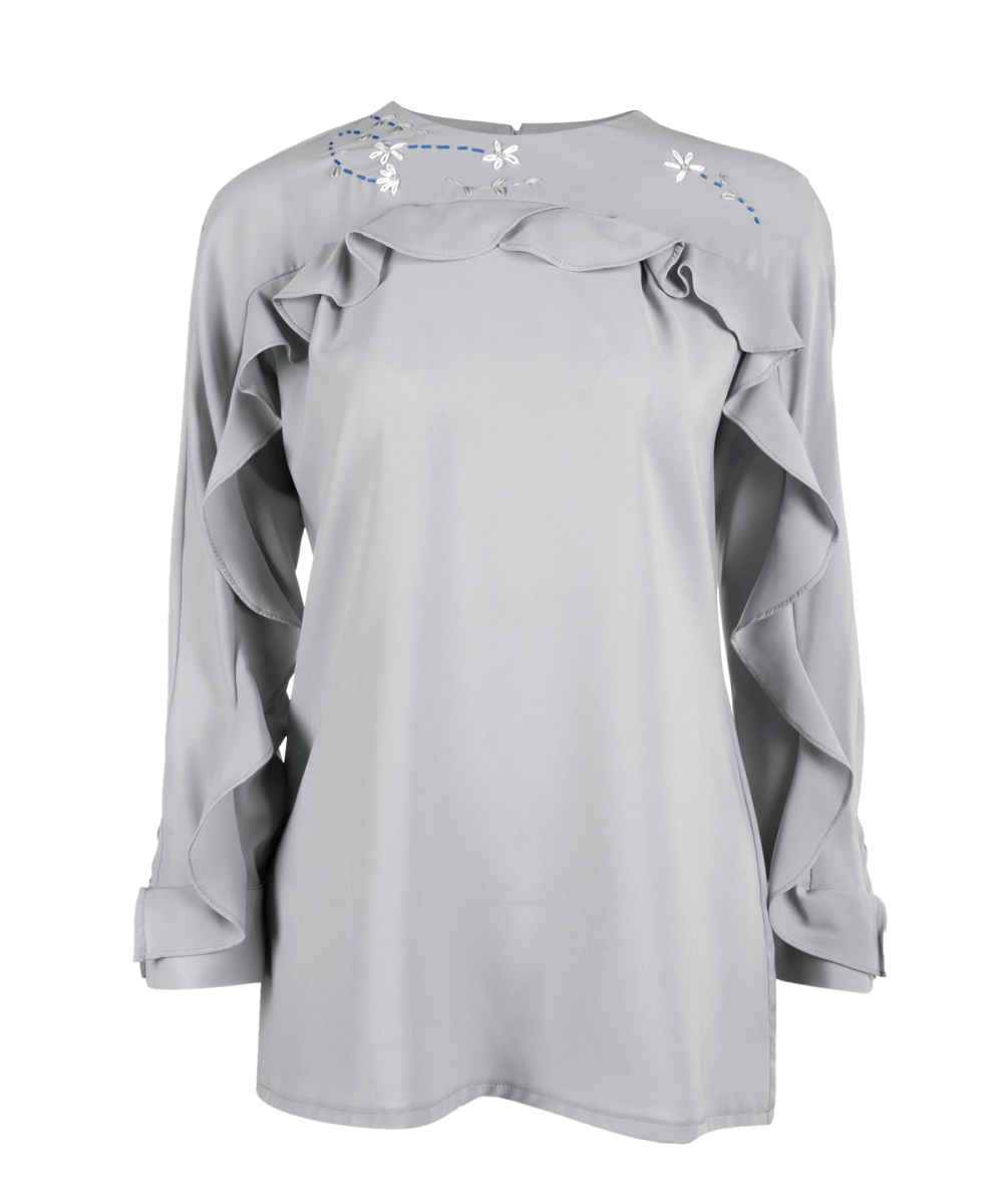 女士刺绣衬衫 款式 Noora