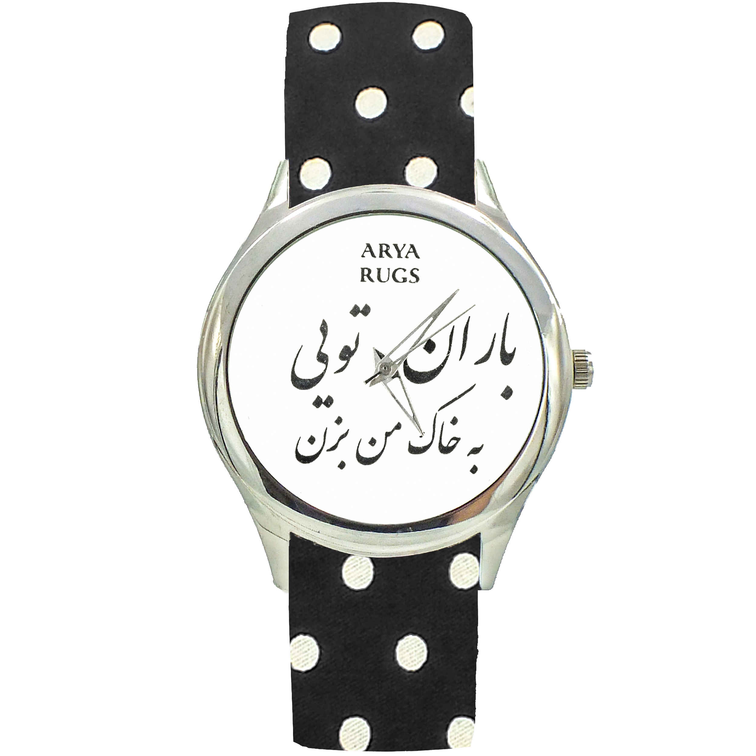 Main image of 女款花卉波西米亚布艺丝巾手表 – 波斯书法 Baran 款