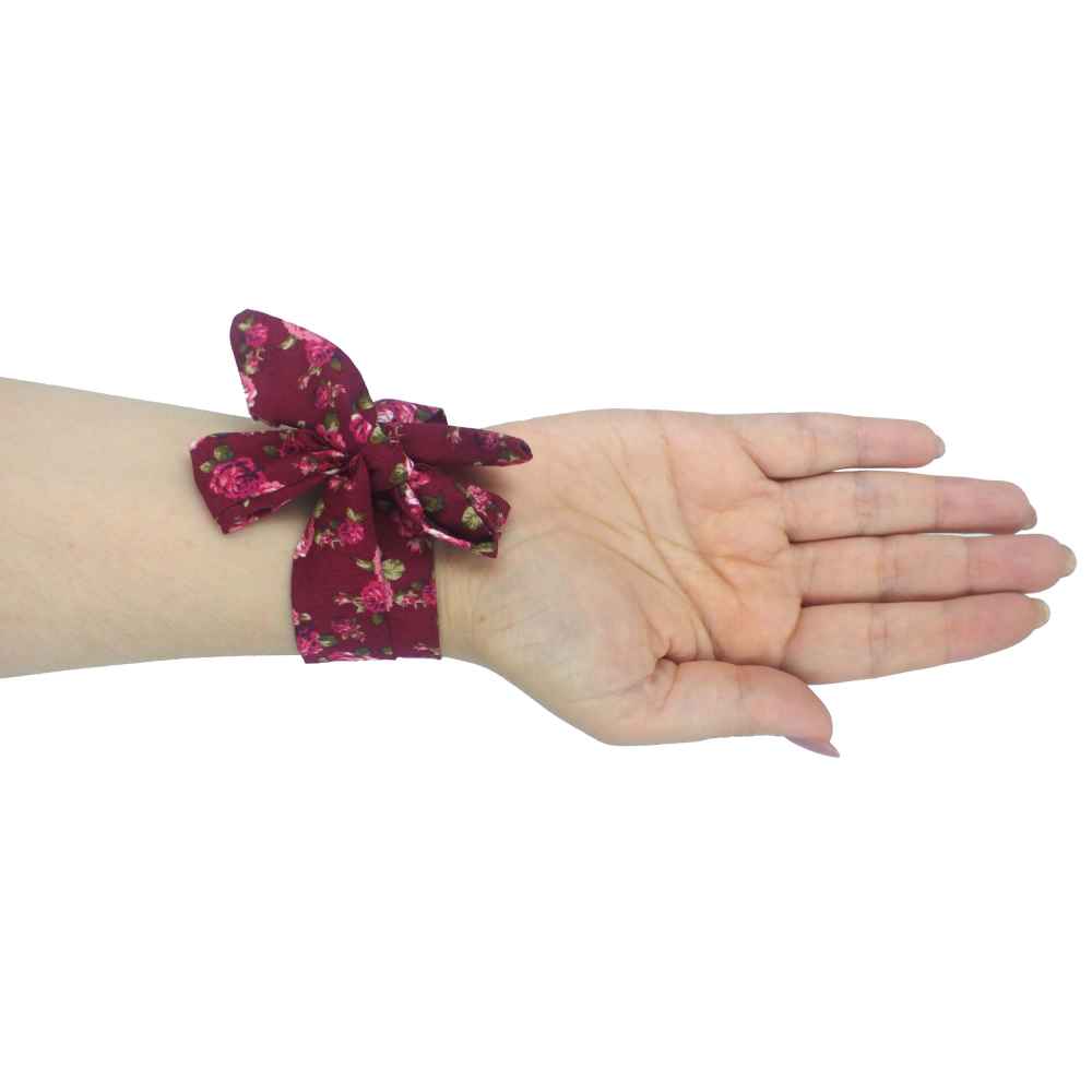 女款花卉自由波西米亚布艺丝巾手表 – Karin 款