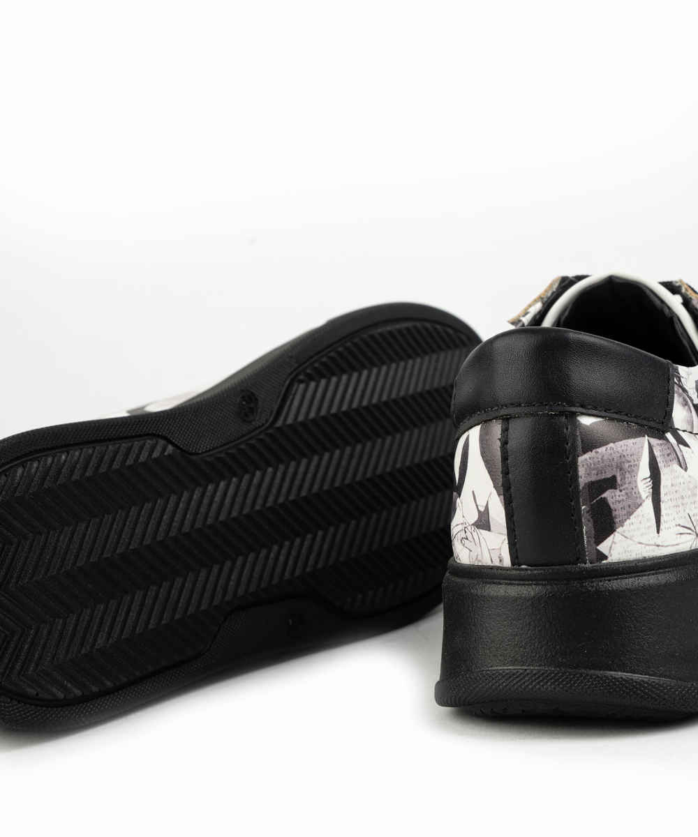 涂鸦印花运动鞋 – 女士时尚休闲鞋 Vala款