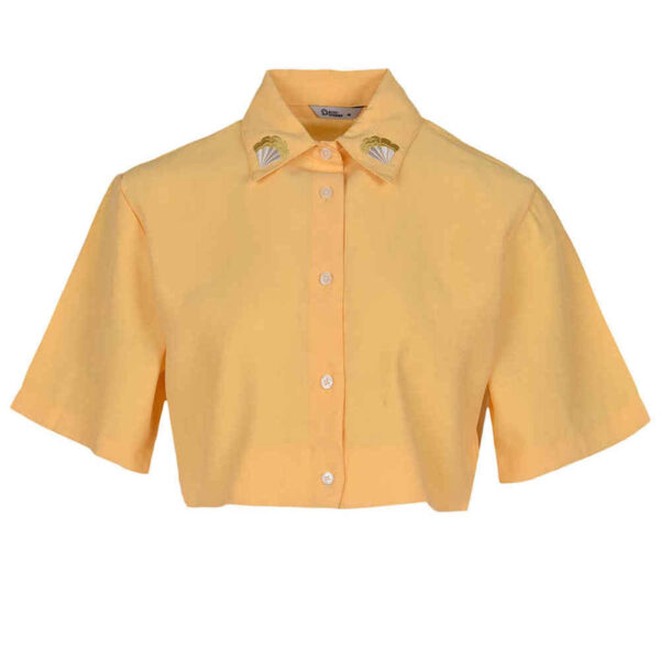 女士短袖刺绣衬衫 款式 Luna