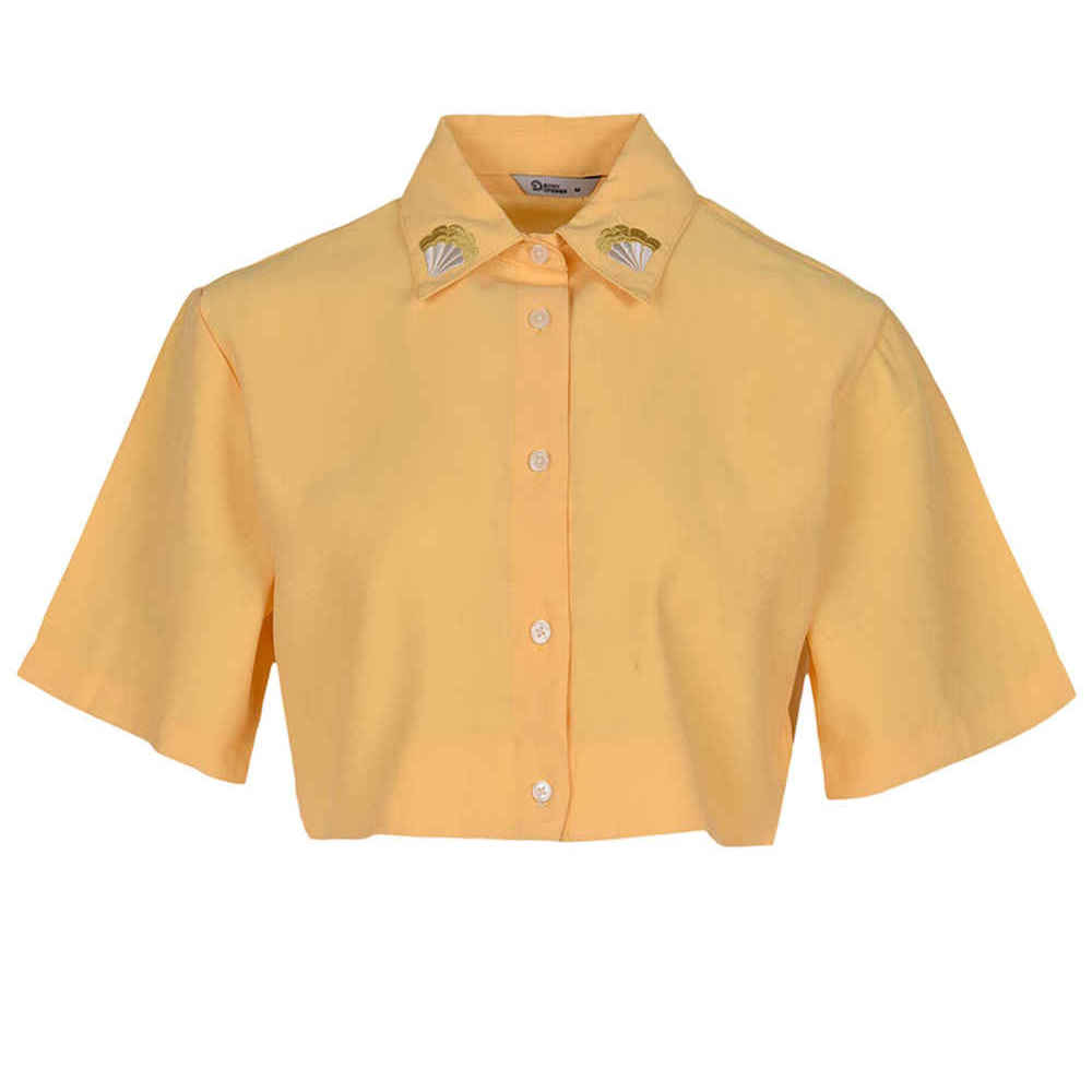 Main image of 女士短袖刺绣衬衫 款式 Luna